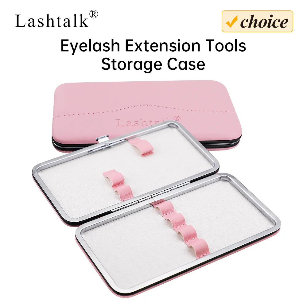 Lashtalk Tools Tweezers Storage Case Professional Eyelash Extension Makeup PU Leather Pink Fake Lashes Beauty From Nagaraku