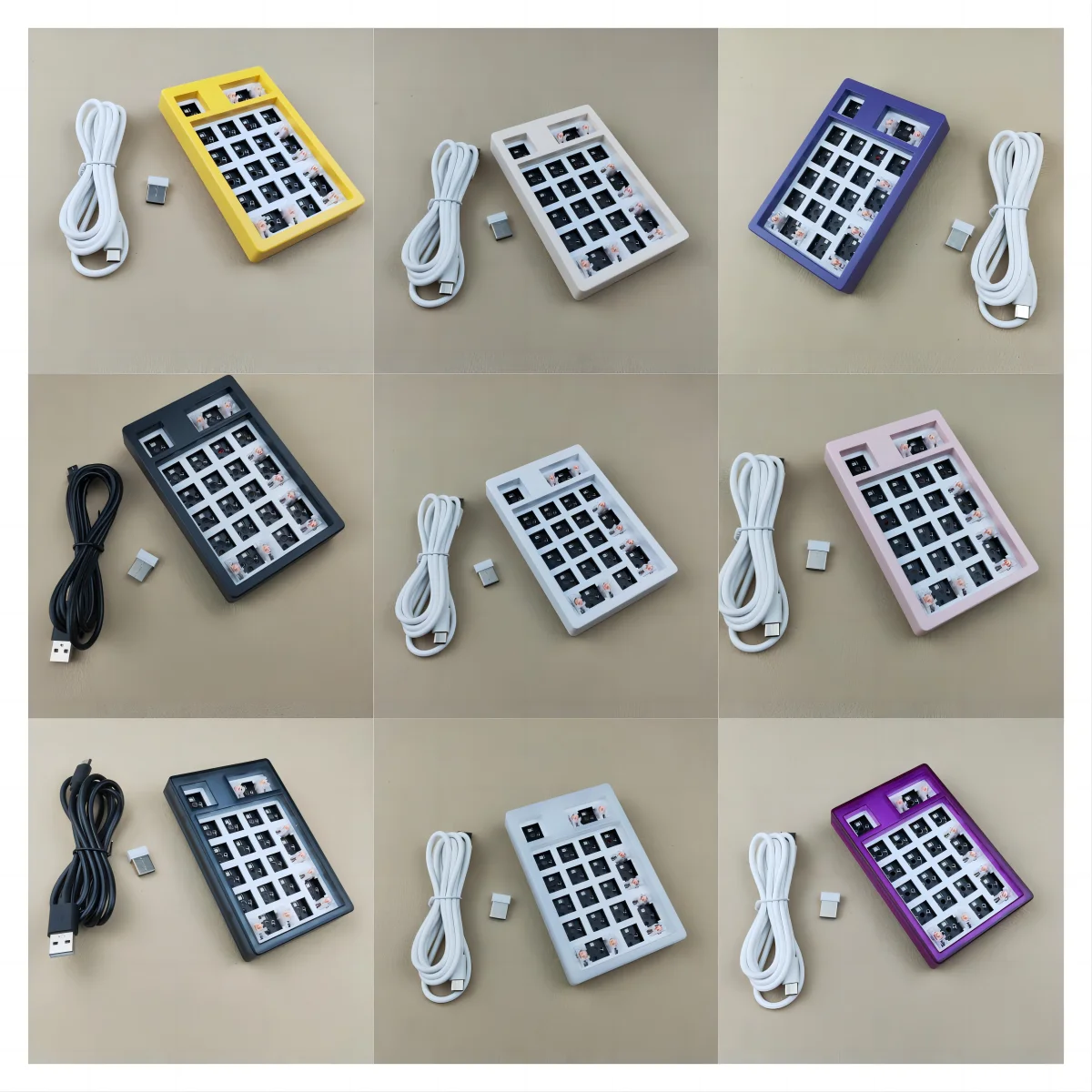 19 keys numpad NKRO RGB Hotswap mini keyboard kit 3 modes for banker accountant