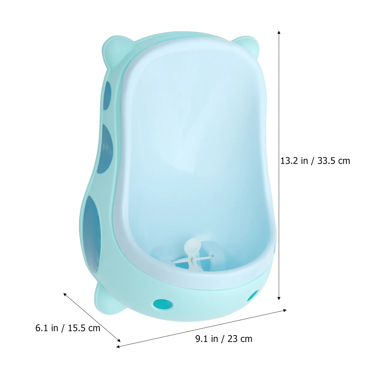 1 قطعة قعادة الأطفال الدائمة الأولاد تبول المدرب السماء الزرقاء مادة متينة سهلة التركيب فصل الأخدود البول