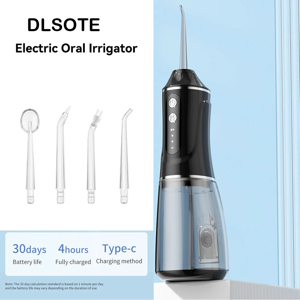 

Oral Irrigator 3 Cleaning Modes Portable Rechargeable Waterproof IP65 Dental Water FlosserTeeth Whitening Jet Floss 380ML