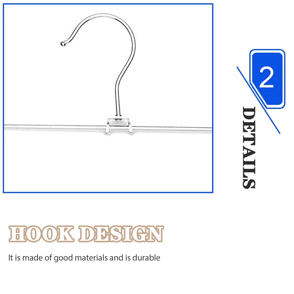 Magic Metal Trouser Rack Non-Marking Clothes Rack For Bedroom