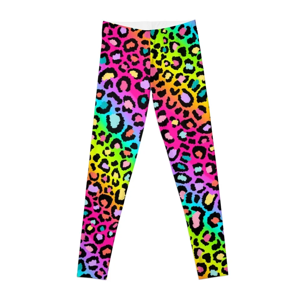 

Rainbow Leopard Leggings Leginsy push up Female legging pants Clothing fitness Women sports Womens Leggings