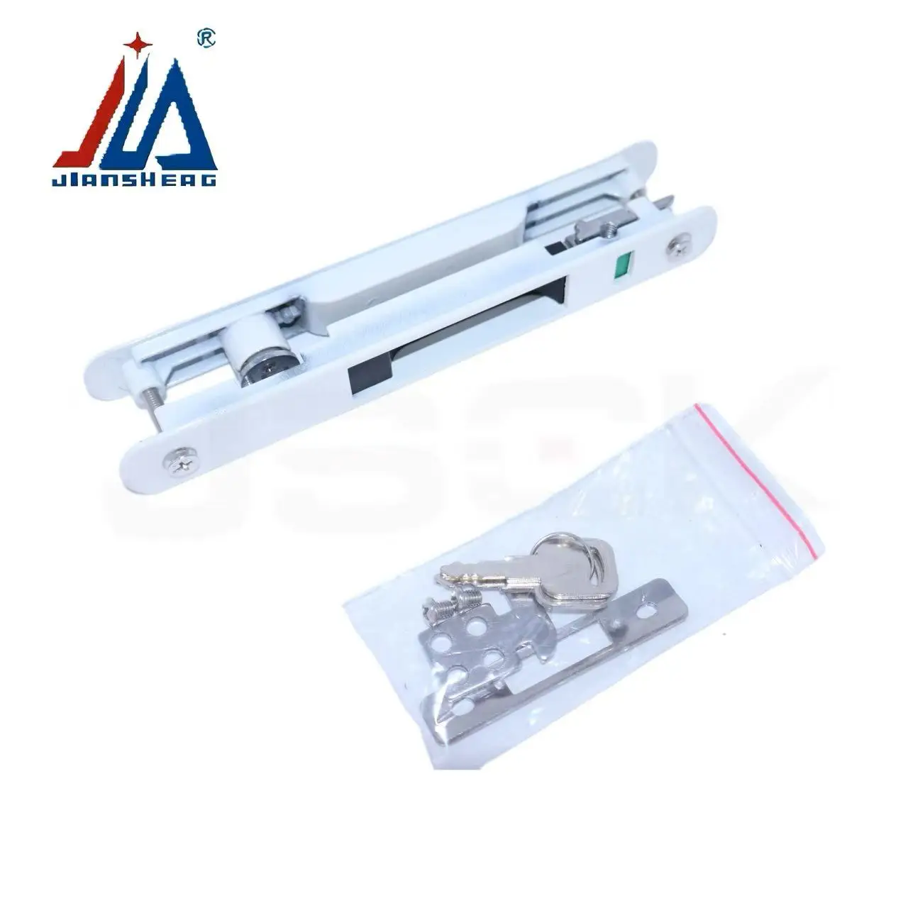 Double-sided Sliding Door Lock with Key | Adjustable Latch Hook for Aluminum Sliding Doors | Security Sliding Window Lock - view 5