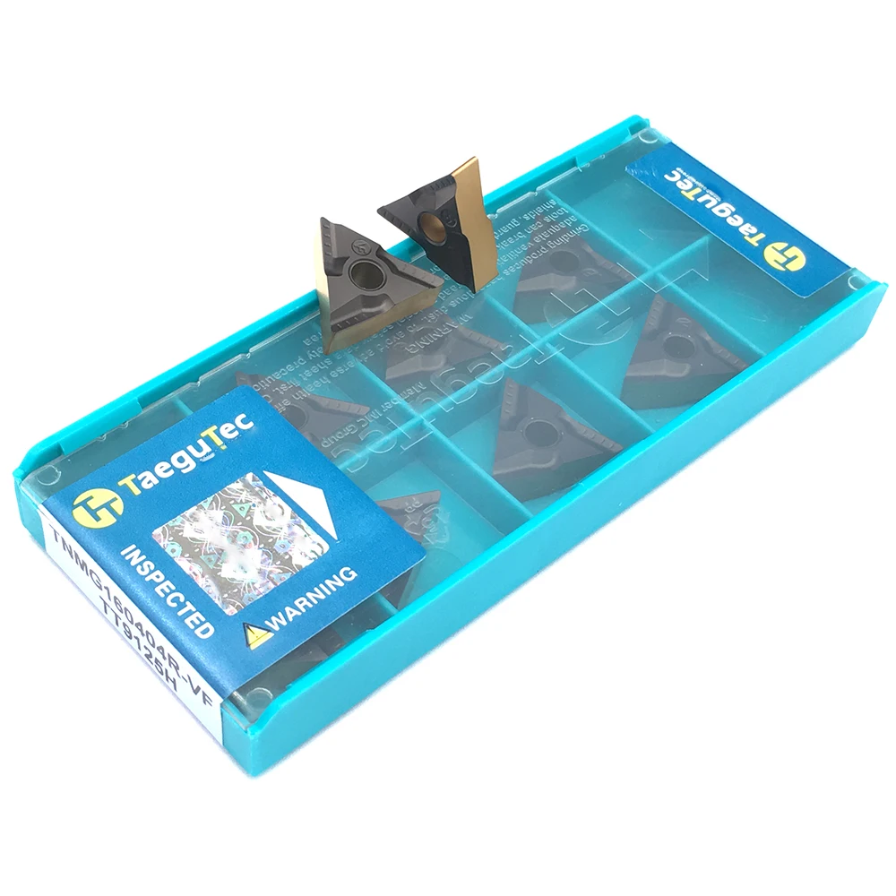 100% Original 10PCS TNMG160404R VF TT9125H High Quality Carbide Inserts External Turning Tools CNC Lathe Tools For Steel Parts