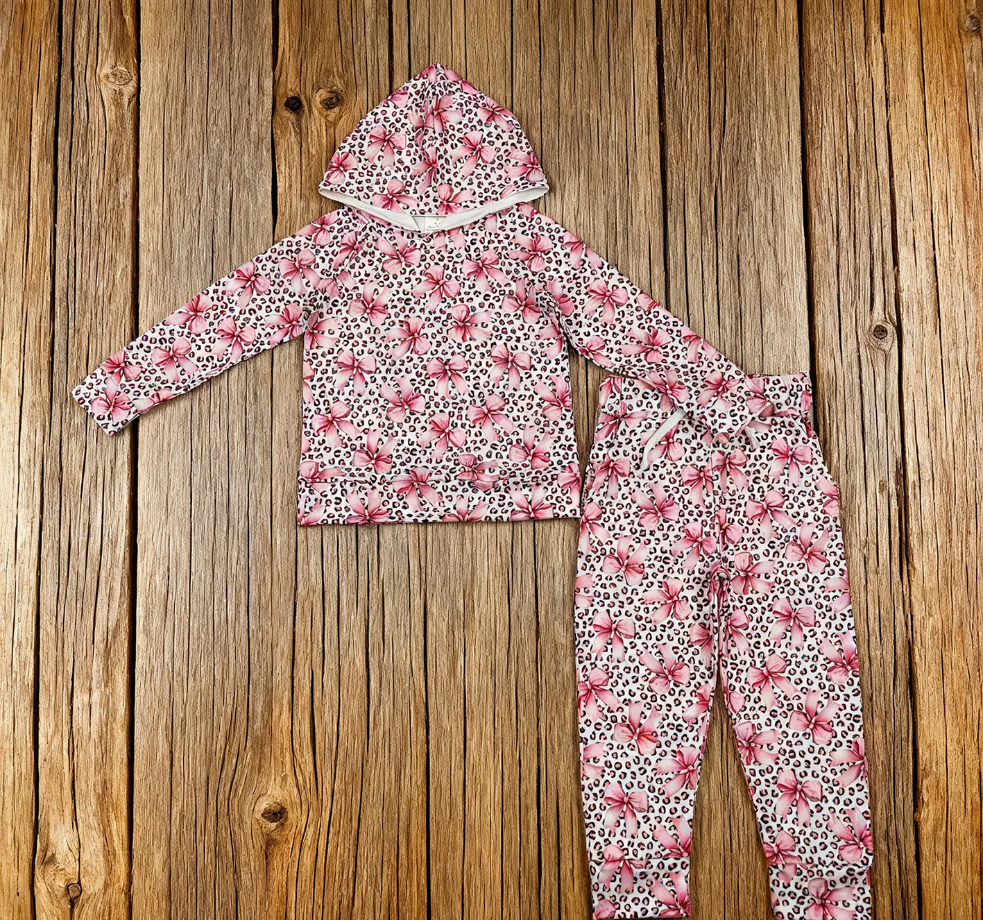 

Z1027-09 GLP2854 Kids Outfit Long Sleeve Hooded Top With Pants Set Children Clothes
