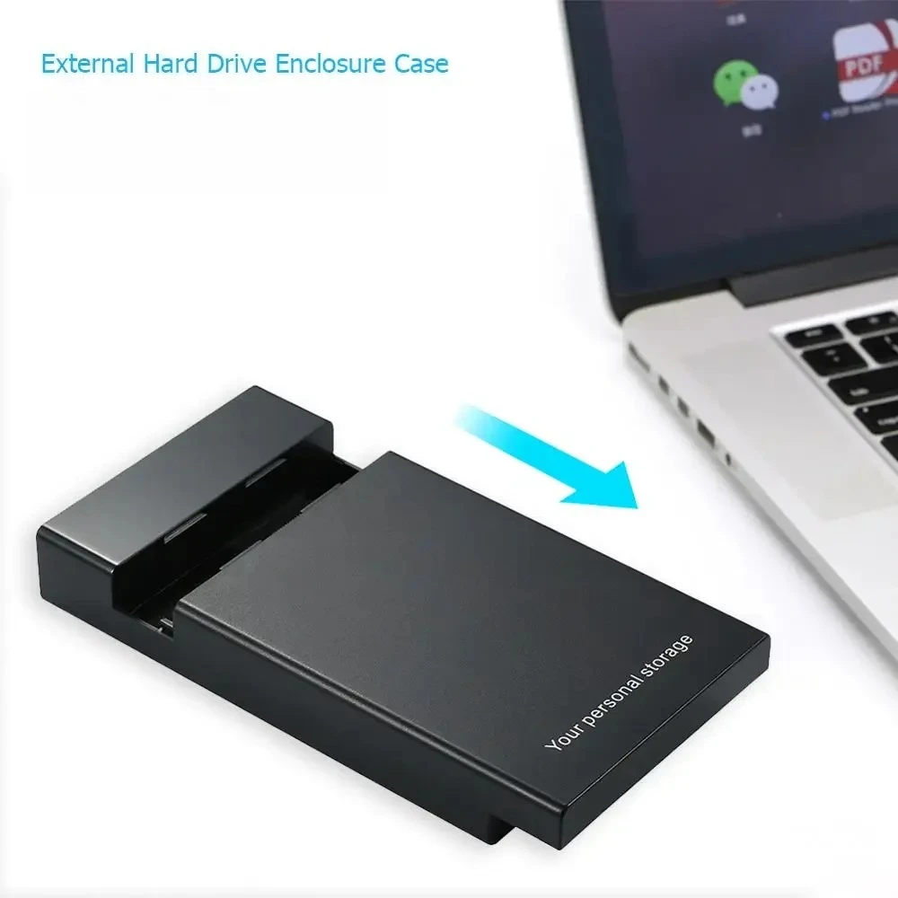

Корпус жесткого диска 3,5 дюйма USB 3.0 для SATA III HD ABS Пластиковый двухтактный корпус жесткого диска подходит для настольных ПК AC DC