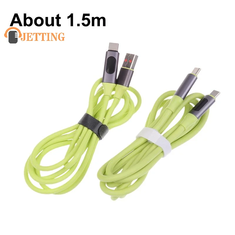 

240W Digital Display Super Fast Charging Mobile Phone Data Type C Cable For 15 16 Liquid Silicone For Phone