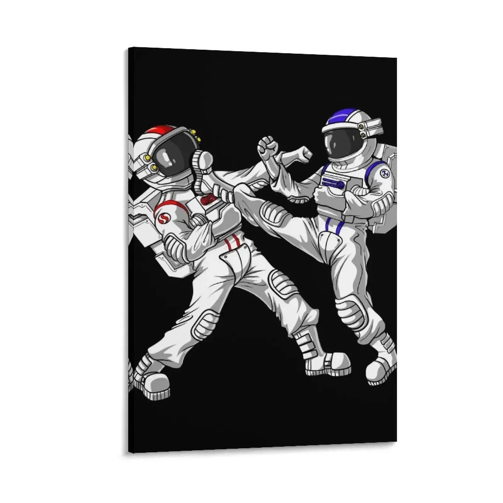 

Space Astronaut Karate Canvas Painting canvas wall decoration photos for living room room decorations for men
