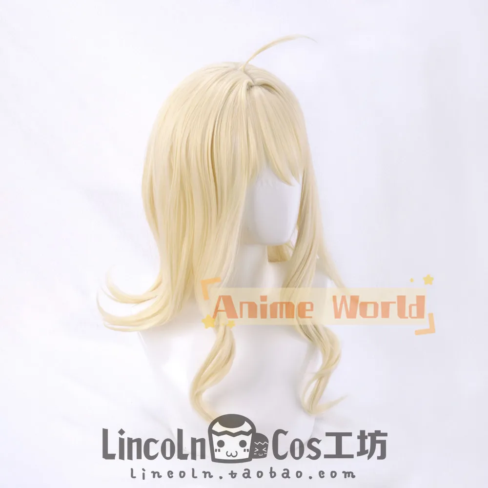 Anime IDOLiSH7 Tsumugi Takanashi Cos Cosplay Wig Halloween Carnival Party Props Synthetic Hair Heat Resistant Fiber + Wig Cap