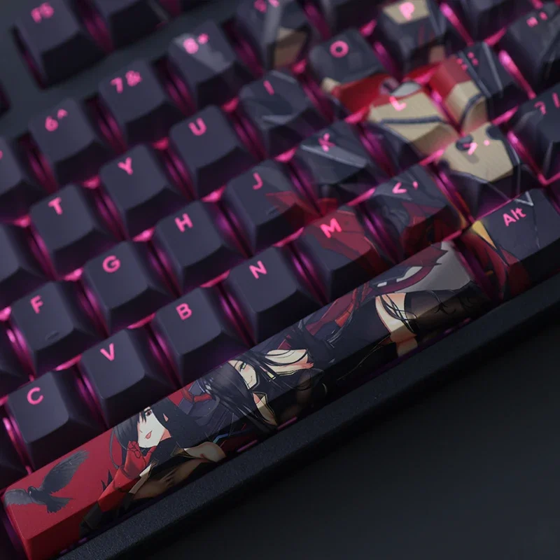 108 tasti/Set fary Lane schwarder groxe Anime Gaming Custom PBT Keycap Cherry altezza per MX Switch tastiera meccanica fai da te