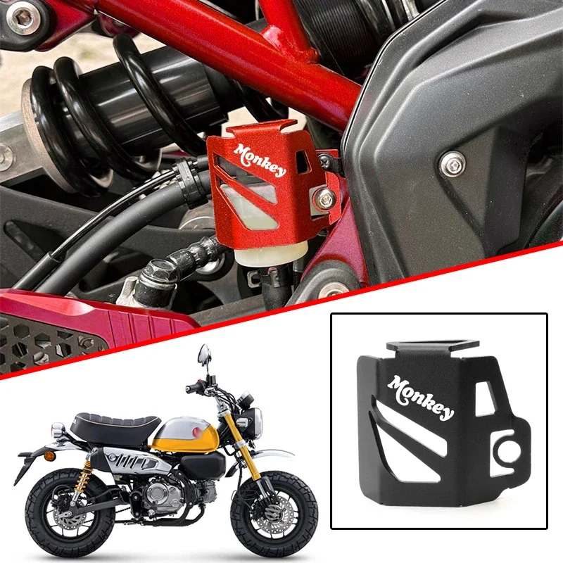 For Honda Monkey Z 125 Z125 Monkey125 2018-2024 Rear Brake Fluid Reservoir Guard Oil Cup Cover Protection Motorcycle Accessories