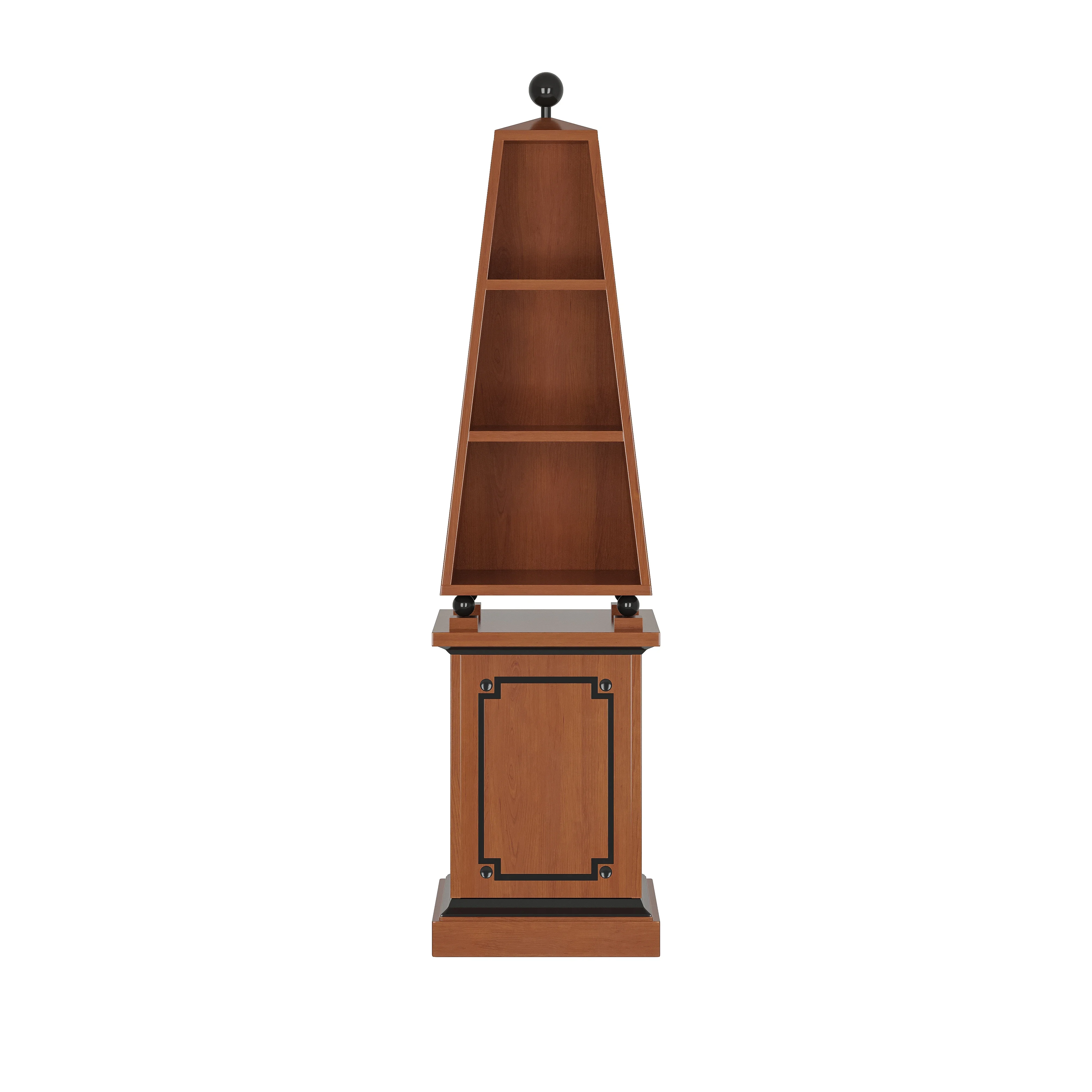

LD6Solid wood medieval pyramid corner cabinet design sense corner rack storage integrated cabinet