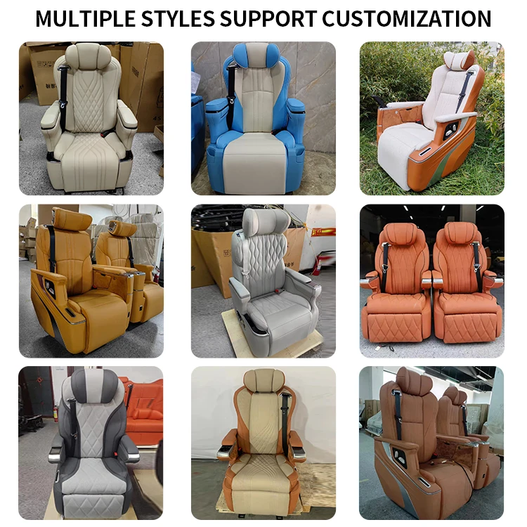 Luxurious and Comfortable Business Car Seats Van Interior Accessories Multifunctional Seats Alphard Single Captain Car Seat