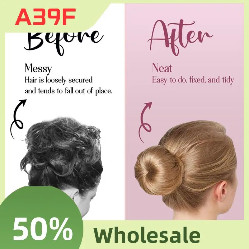 

A39F Top Magic Bun Makers Профессиональный прибор для изготовления булочек для волос Donut Hair Ballet Bun Maker Easy Bun Hair Tool Perfect Hair Bun Maker