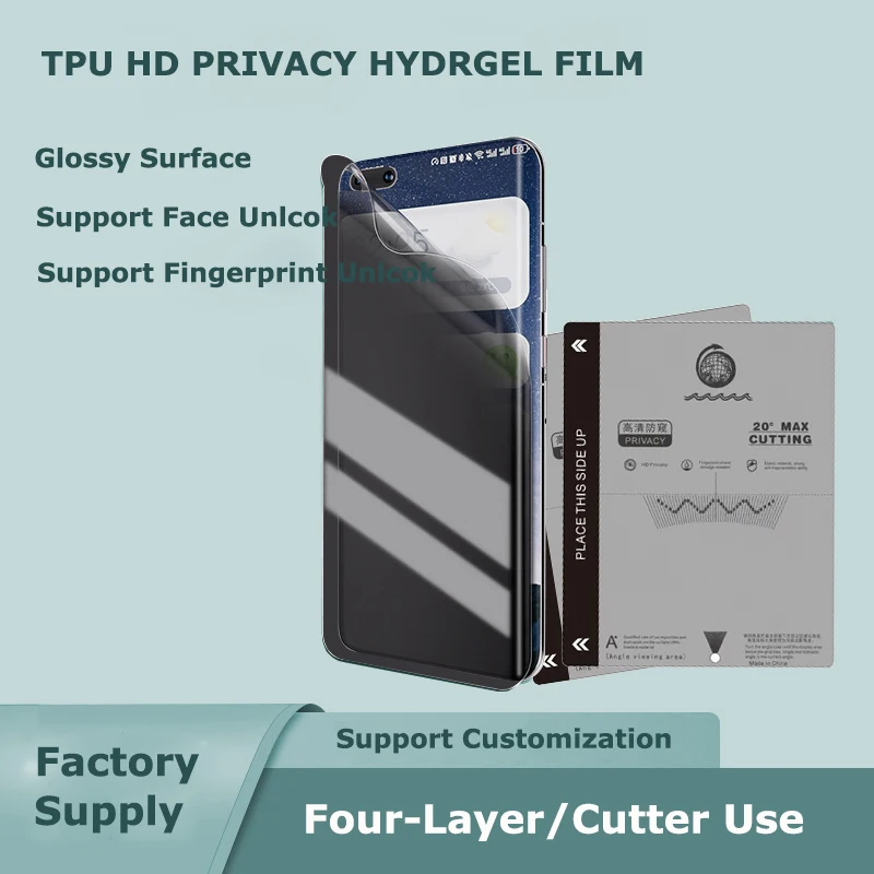 VORMIR Filme De Privacidad Brillante HD Privacy Hydrogel Film for Screen Protector Cutting Machine Mobile Phone Screenguard