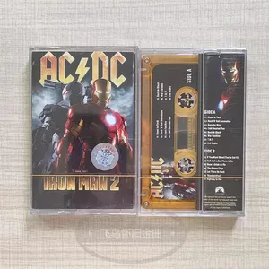 Marvel Superhero Music Ribbons, Iron Man, Tony Stark, Anime, Cosplay Ribbon, Soundtrack, Walkman, Car Cassettes, Prop Gifts Collection 8 Main Sales Cassette Ribbon - №8