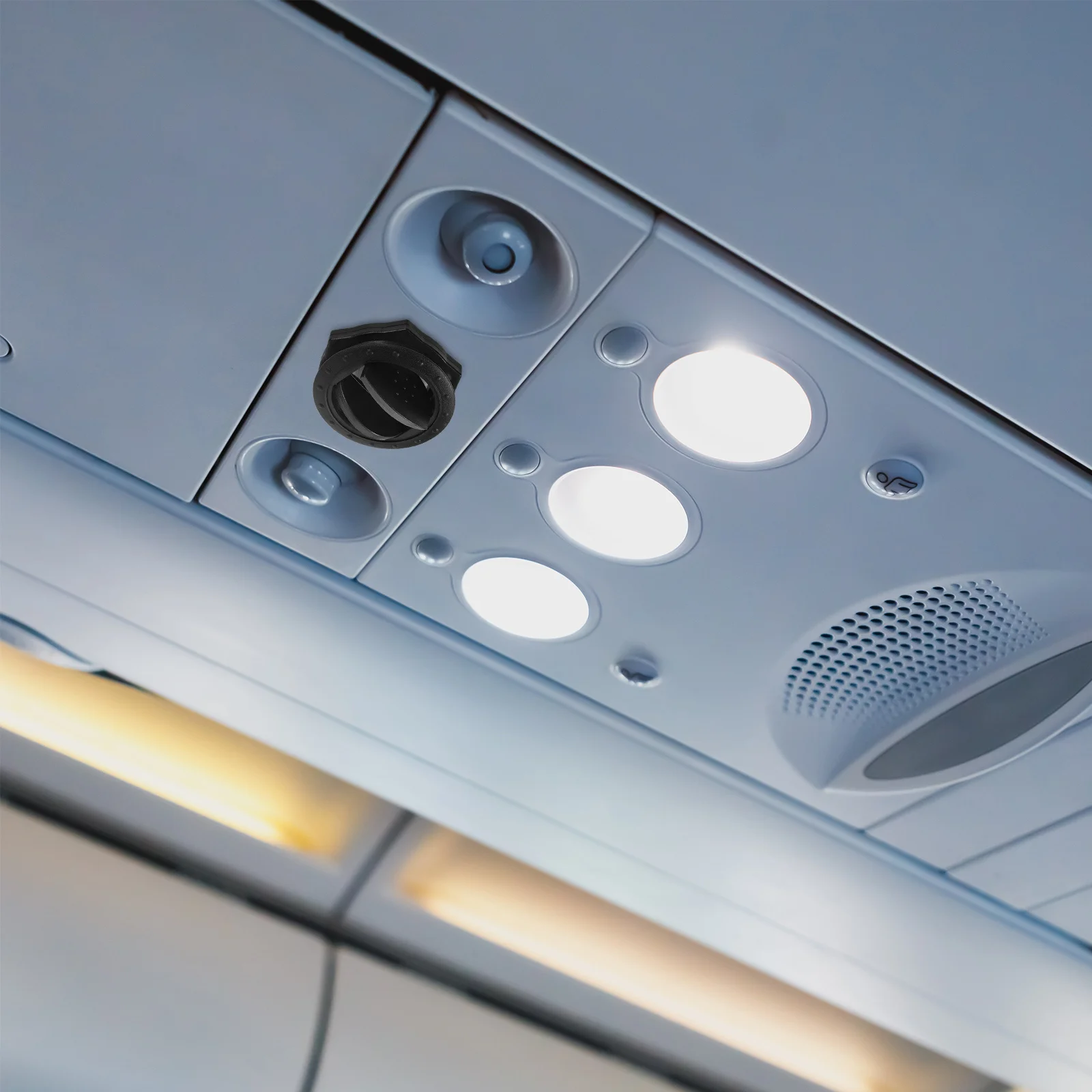 

Rv Air Conditioner Vent Cover Practical Round Air Outlet Vent Louver for Easy Cleaning and Replacement Bus Car Rv