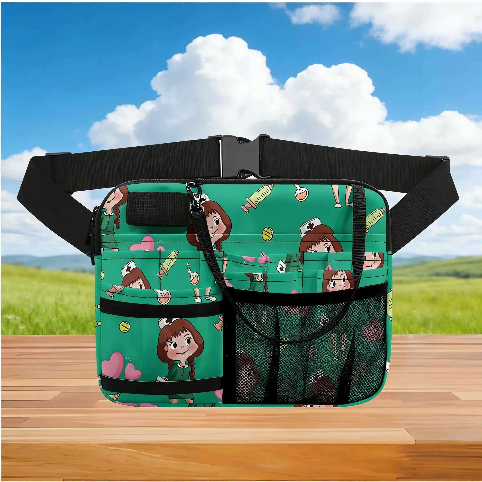 

Nurse Organizer Waist Bag, Medical Tool Fanny Pack, Adjustable Belt Bag for Hospital