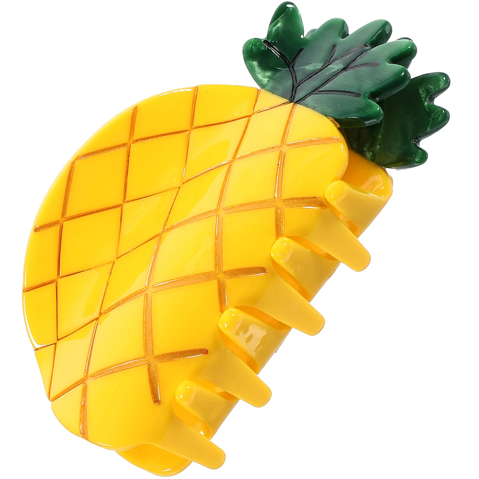 

Pineapple Grab Acetic Acid Small Hair Claw Clips Women Fruit Shaped Accessories For Half Up Hairstyles Hair Tools