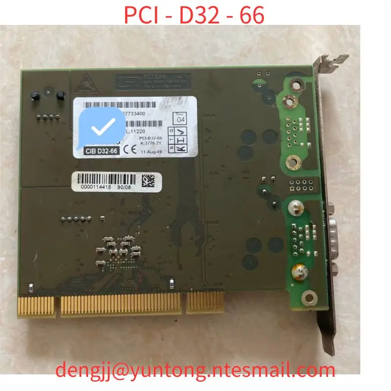 PCI-D32-66 Acquisition Card Original Genuine Second Hand Fast Shipping