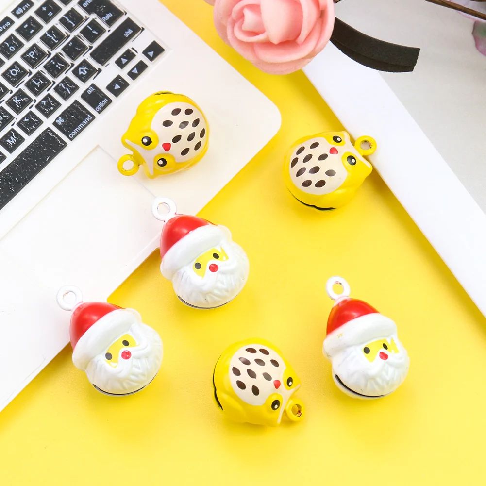 Mini Santa Claus Owl Cute Doll Birthday Gifts DIY Jewelry Necklaces Accessories Key Chain Pendant Mobile Phone Rope Pendants
