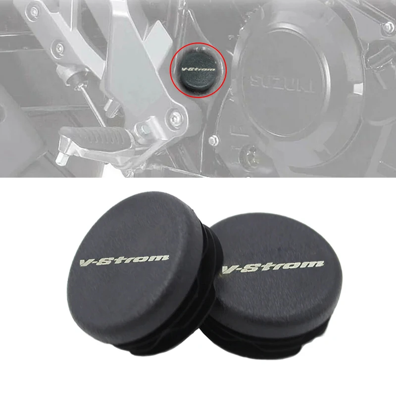 

2PCS Motorcycle Frame End Caps Frame Hole Cover Caps Plug Decorative For Suzuki V-Strom DL250 DL250X DL 250 X 2018-2021 2020