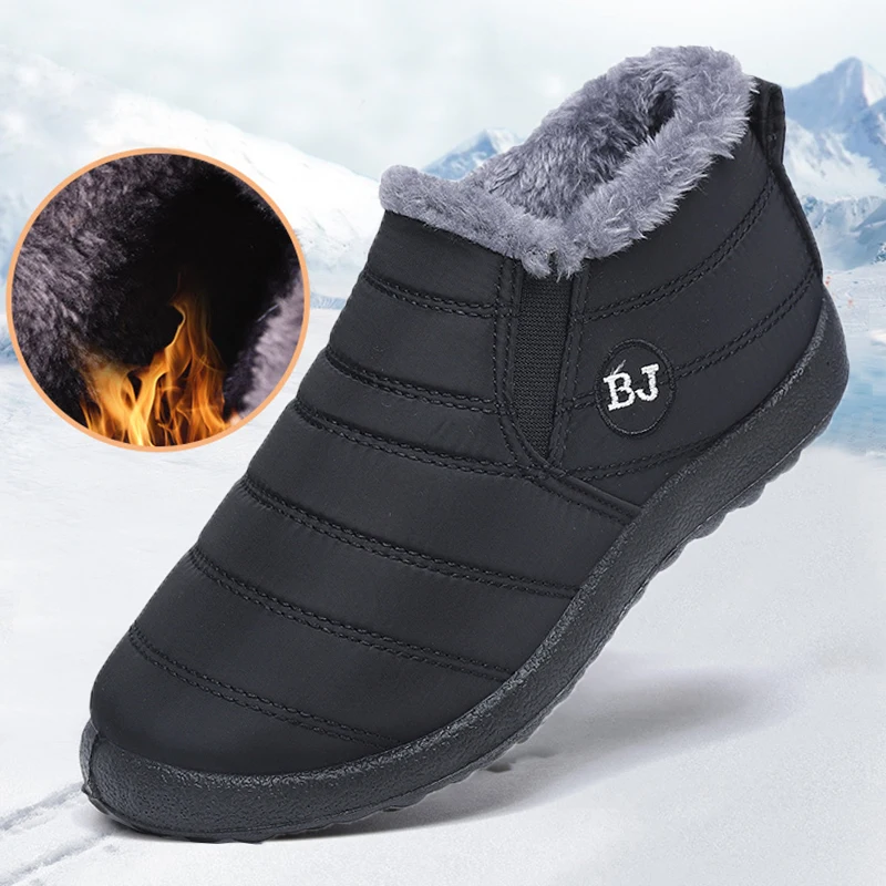 Chaussures de neige coordonnantes douces et confortables pour hommes, chaussures de rencontre pour hommes, garder au chaud, eau verde, mode