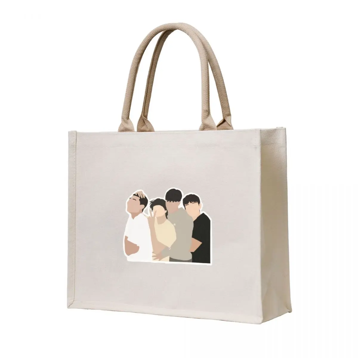 

Park Seo Joon, V, Choi Woo Shik, Peakboy Tote Bag Shopper Candy bags foldable reusable bag women bag
