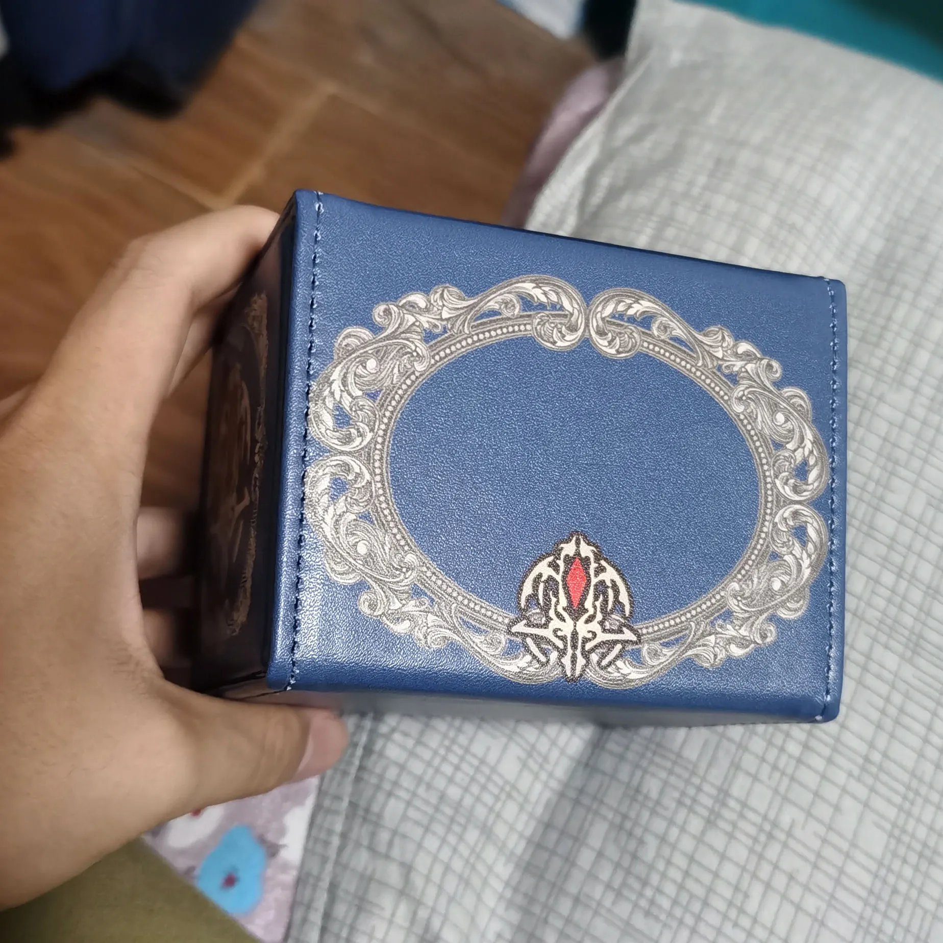 Yugioh Cartesia & Ecclesia Virtuous Deck Box Yu-Gi-Oh! OCG TCG PTCG Trading Card Storage Box  Pu Leather Collection Box 100+