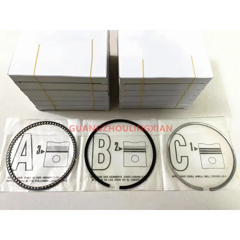 8pcs Piston Rings STD For Land Rover LR4 Range Rover Sport Jaguar XF 4.0  AJ133 508PN AJV8 4.0 V8 OE:STC1427