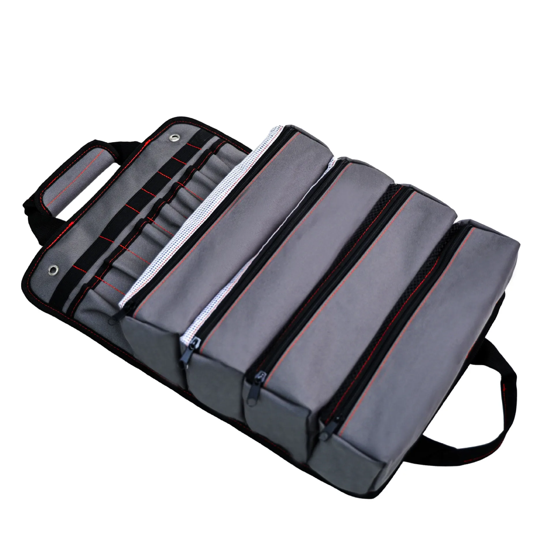 DGEV Multi-functional tool kit, high quality hardware tool kit, portable storage folding bag, suitable for electricians, mechani