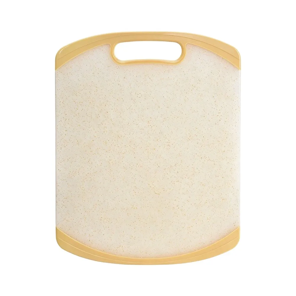 Plastic Chopping Board with Two Distinct Sides for Raw and Ready-to-Eat Foods and Built-in Hanging Hole to Promote Quick Drying