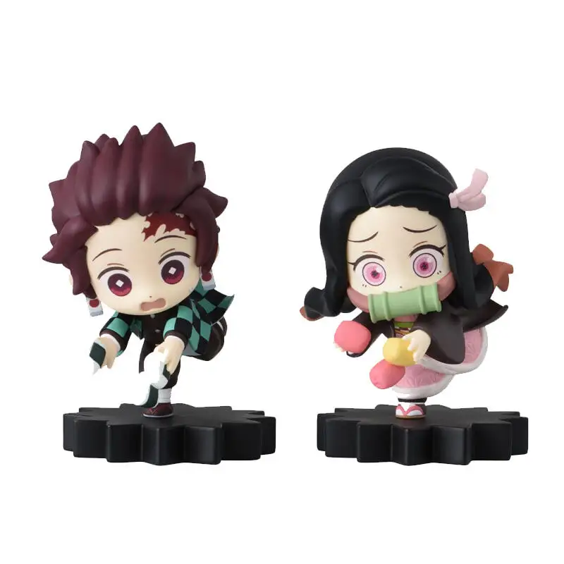

in stock Genuine Original BANDAI BANPRESTO Demon Slayer Kamado Tanjirou Kamado Nezuko mOH!ment Figure Model Anime Toy Collector