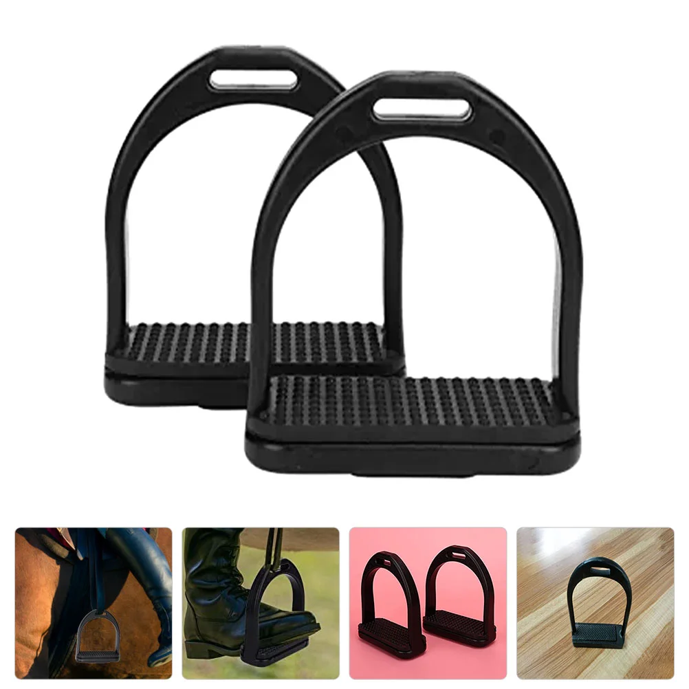 2 Pcs Anti Horse Stirrup Premium Plastic Safety Wear Resistant Professional Riding Saddle Accessories Protect