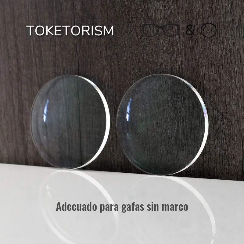 Lentes graduadas para miopía y presbicia de calidad Toketorism, lentes fotocromáticas progresivas multifocales sin montura