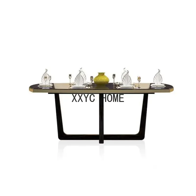 

Modern minimalist dining room furniture dining table and chair combination home restaurant dining table and chair