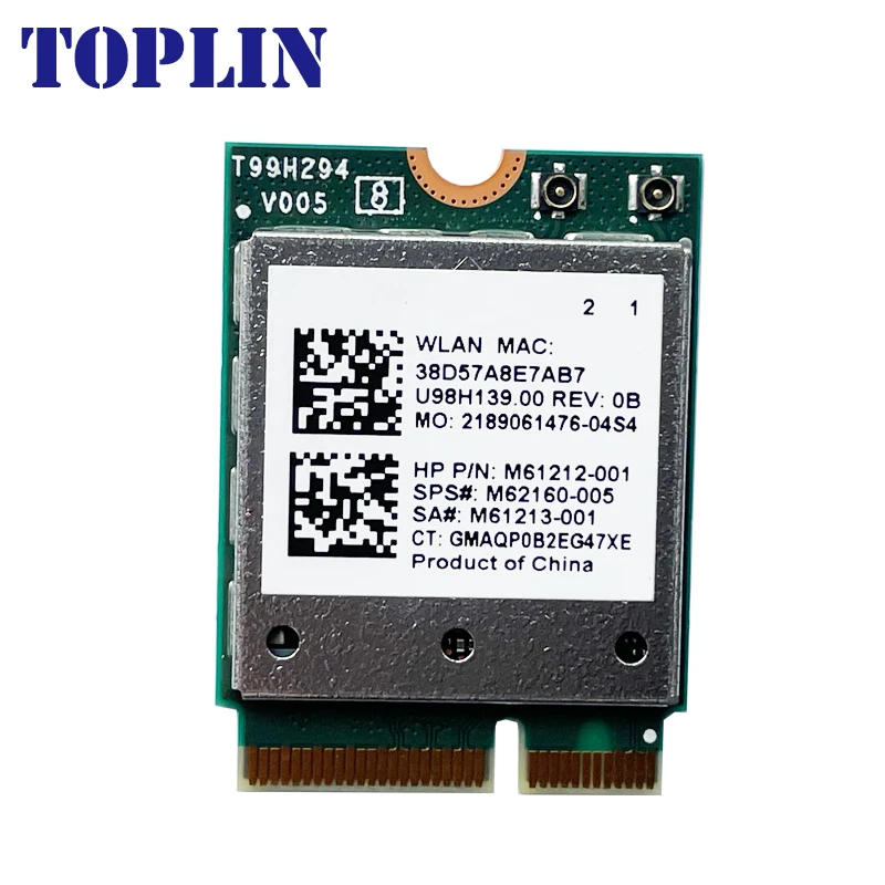 Qcnfa765 wifi 6e 802,11 ax 2,4g/5g/6g sps # M62160-005 2400m bt 5,2 für Laptop