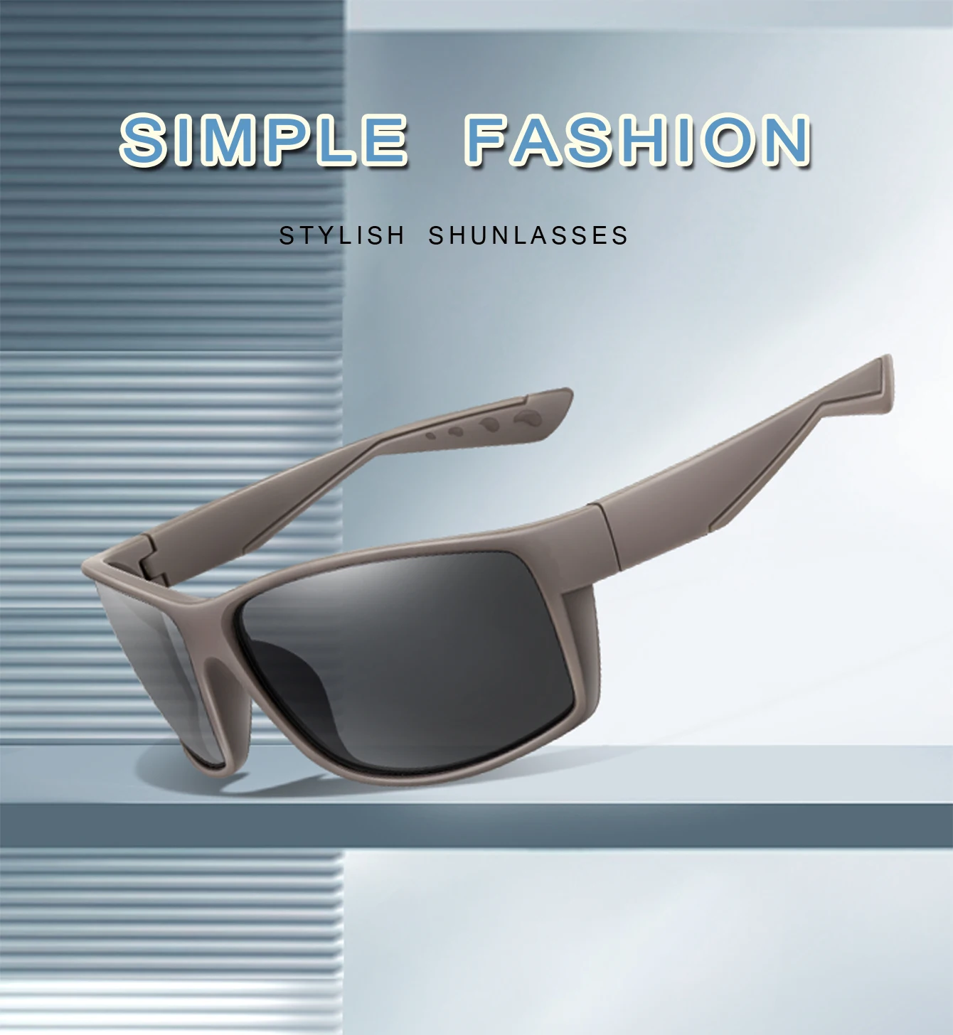 LOISRUBY Marke Polarisierte Sonnenbrille Männer und Frauen Outdoor Sport Fahren Angeln Multi Farbe Gläser UV400 – Detail 1