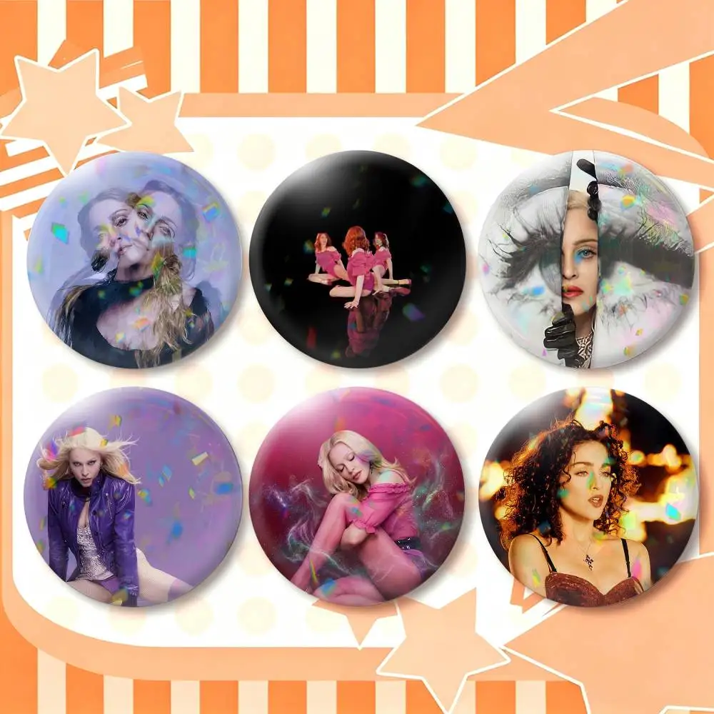 M-Madonna Confessions I Feel So Free  25 32 44 58 75mm Badges Personalized Round Brooches Pins Accessory Gift