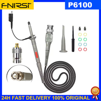 Oscilloscope Probe P6100 + Adapter for FNIRSI 1014D 1013D DSO-TC3 TC2 DSO152 DSO2C10 DSO2D15 TOOLTOP ET120M FNIRSI-1C15 5012H
