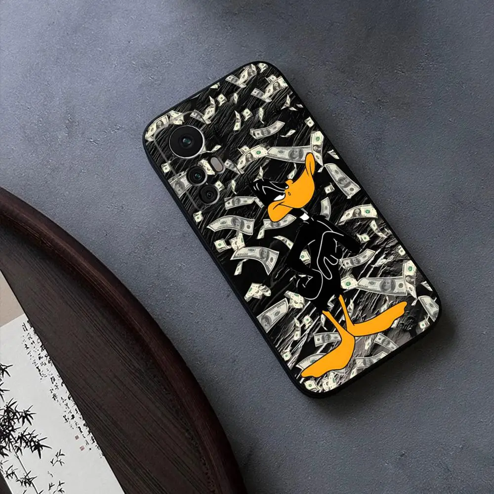 P-Porky DaffyS Cute Duck Phone Case for Xiaomi Redmi Note 13 14 10 12 Pro POCO X5 F4 F5 Pro 12 13 11T Lite Ultra Fundas Cover