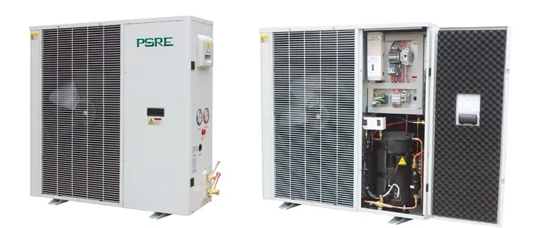 Full DC condensing unit using for commercial refrigeration system