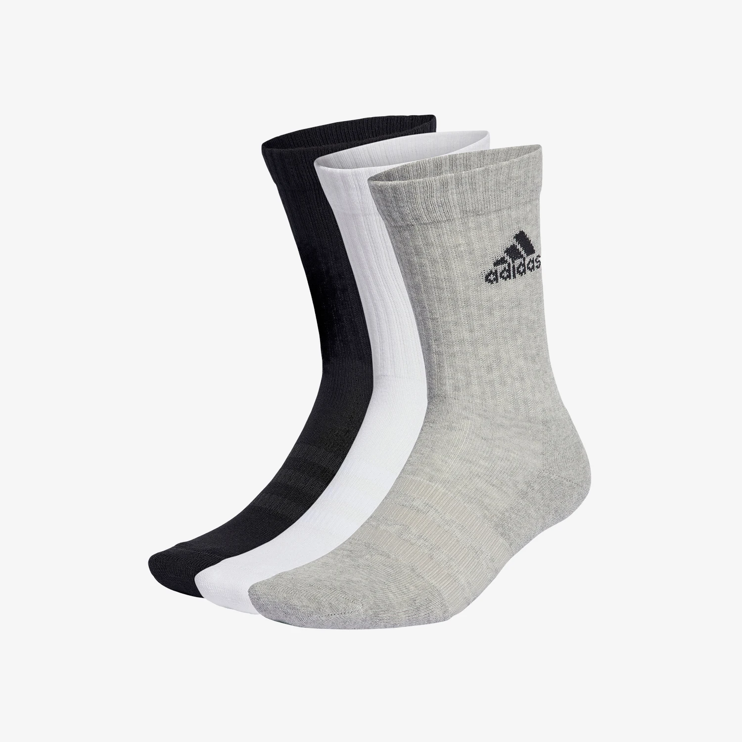 

Adidas genuine New Mens and Womens Sports Mid-Calf Socks Three-Pack IA3951