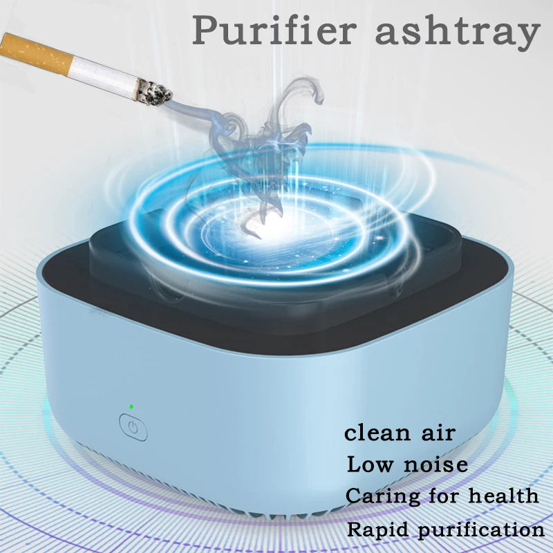 Ashtray Purifier Absorbs Cleans And Removes Smoke Smell In The Air Multi-Functional Air Purification Office Room Accessories