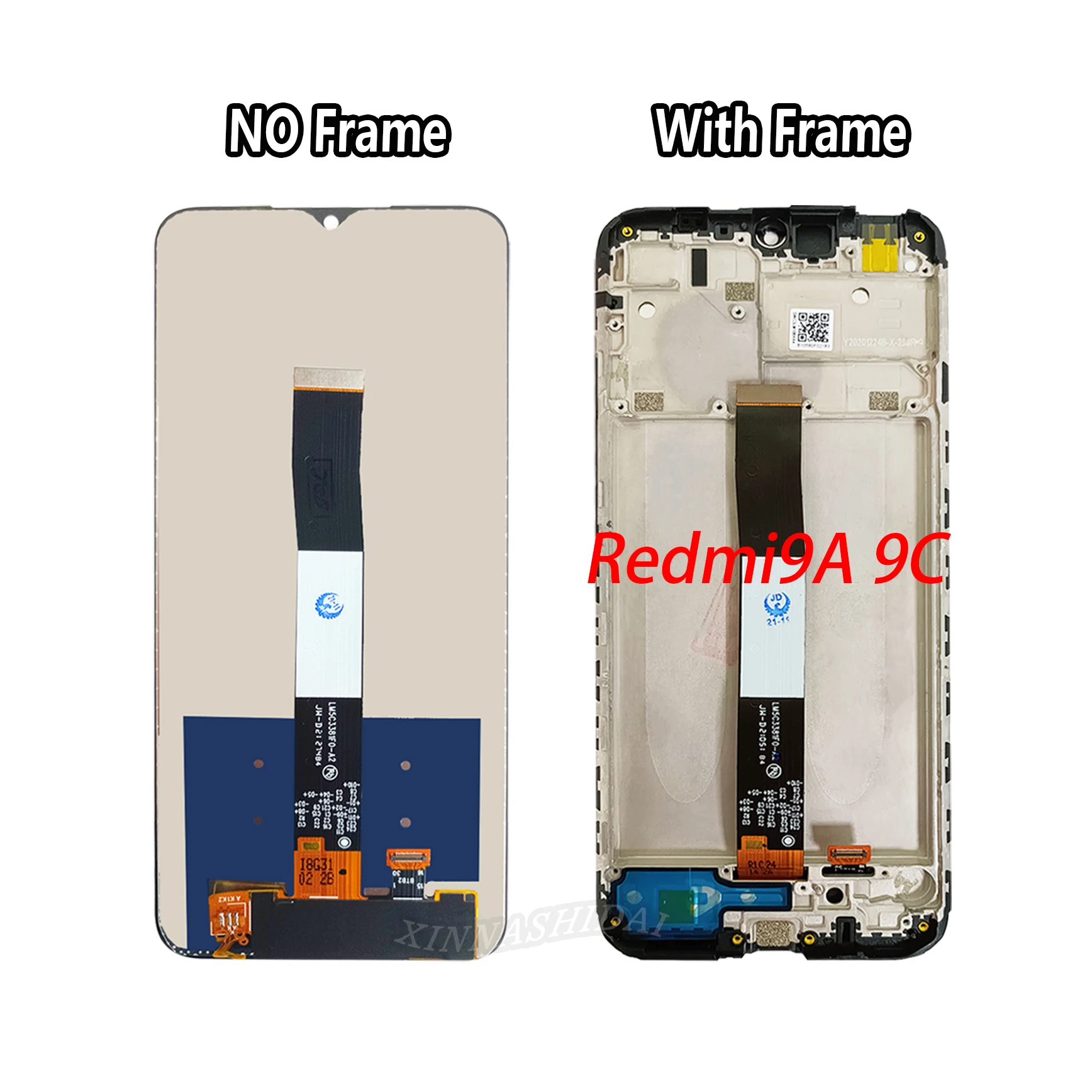 AAA+ TFT For Xiaomi Redmi 9 9A 9C LCD Display Touch Screen Digitizer For Redmi 9 M2004J19AG M2004J19C Assembly Replacement Parts