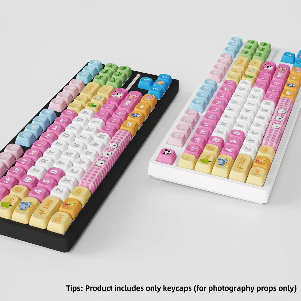 Happy Zoo Keycaps 121 Keys PBT Material MOA Profile DYE-SUB For MX Switch Wooting Mechanical Keyboard Keycaps ISO ANSI Layout 3