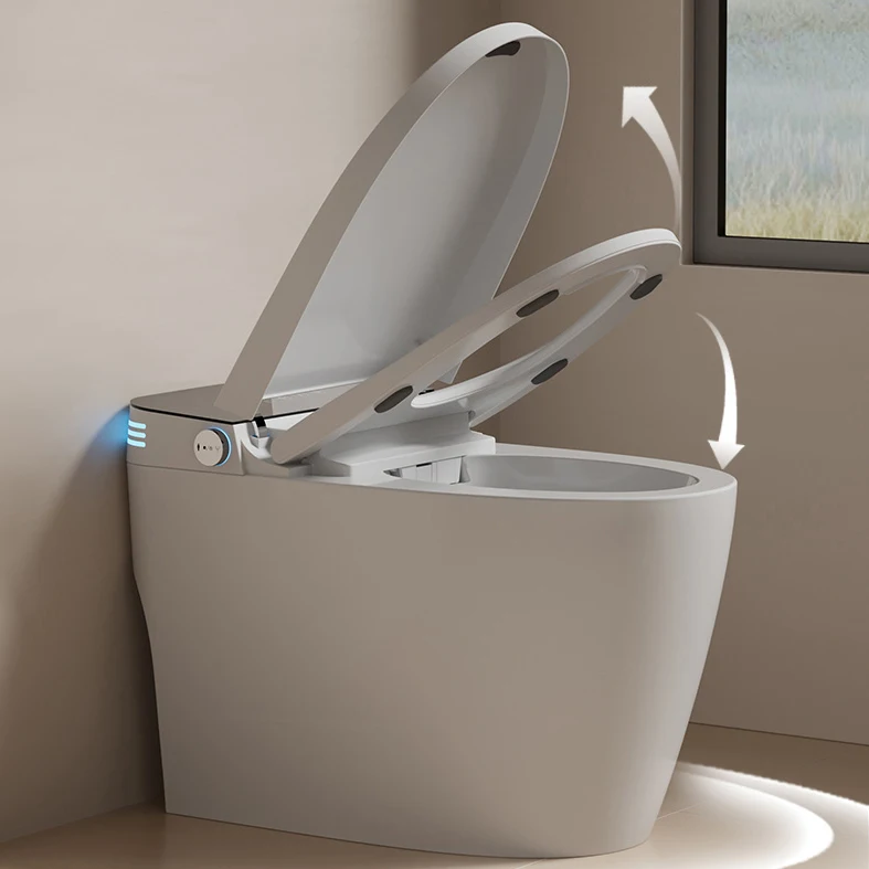 Smart Toilet Automatic Intelligent WC ,Luxury Multifunctional Mode Bidet Modern Sanitary Ware ,Auto Open Flush