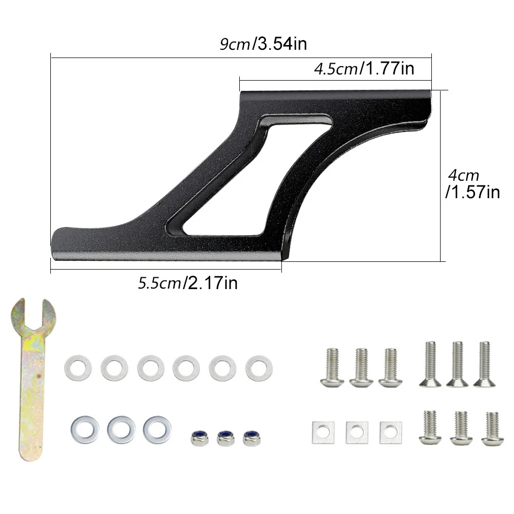 Conversor de luz de nariz de porco elevado para dahon dobrável suporte de bolsa de bicicleta liga de alumínio adaptador ultraleve rack de bolsa