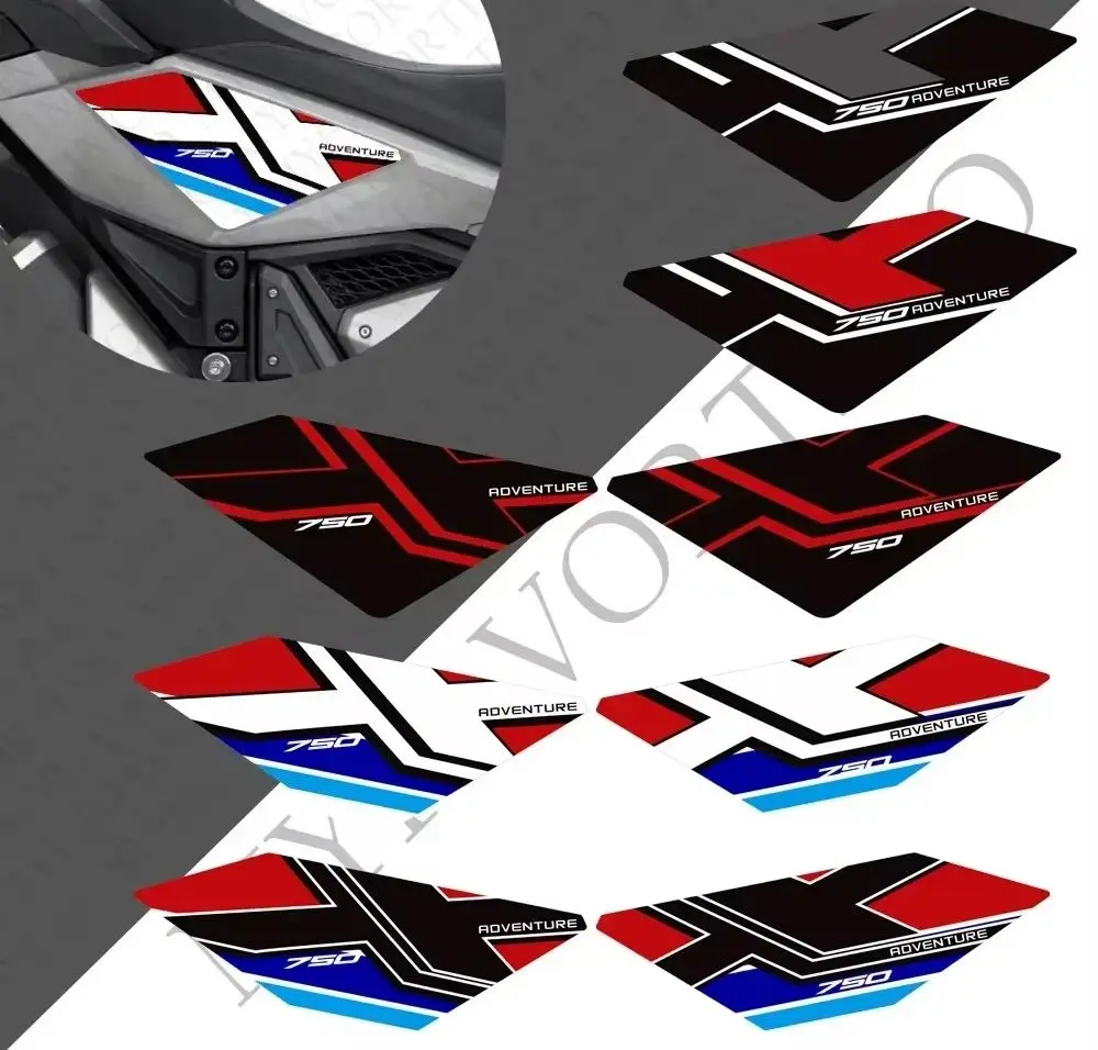New Motorcycle For X ADV 750 2021 - 2024 Motorcycle Stickers ADHESVIE DECAL Protector Tank Pad Kit Knee Wheels Body Fender Shell