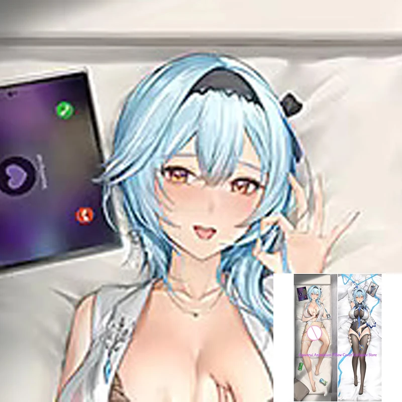 

Anime Pillow Cover Dakimakura Eula Lawrence 2 Side Printed Hugging Body Pillowcase Cushion Cover Bedding Decor